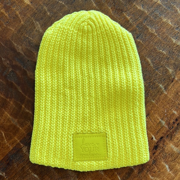 Love your melon lemon yellow beanie - Picture 2 of 2